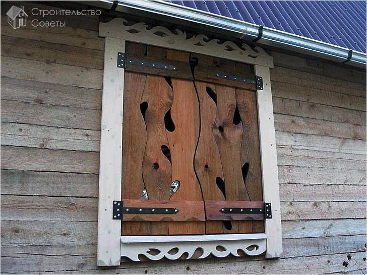 Ставни на окна своими руками