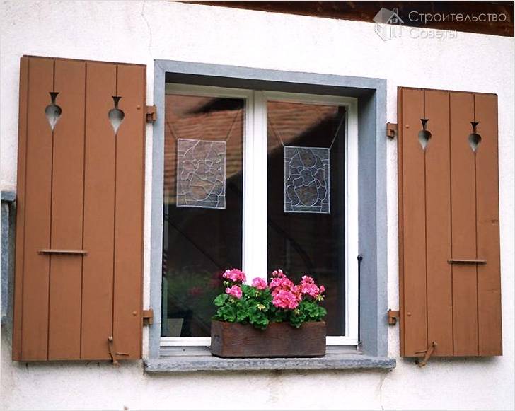 Ставни на окна своими руками