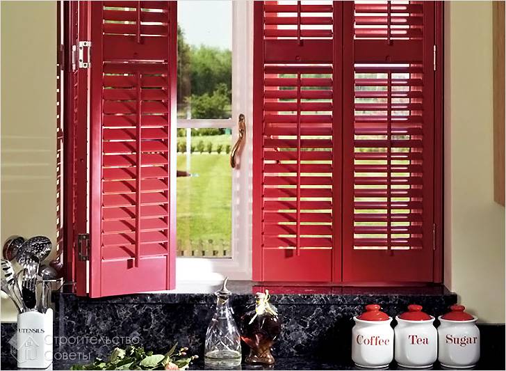 Ставни на окна своими руками