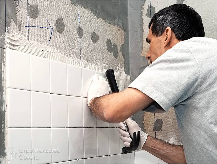 Укладка второго и последующих рядов