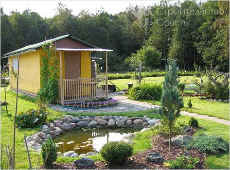 Строительство водоема на даче