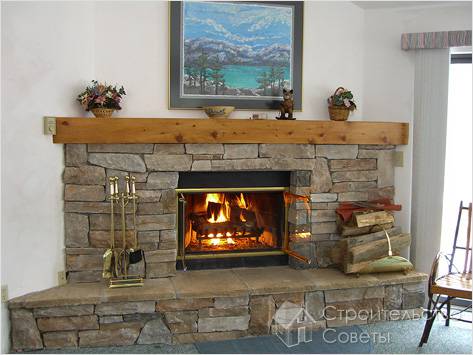 Настоящий камин