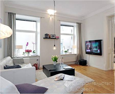 Светлые тона в интерьере