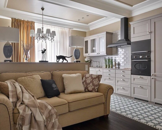 Кухня, совмещенная с гостиной: лучшие идеи интерьеров, фото дизайна и советы