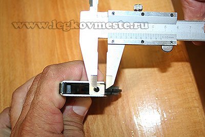 Разметка для крепления колес