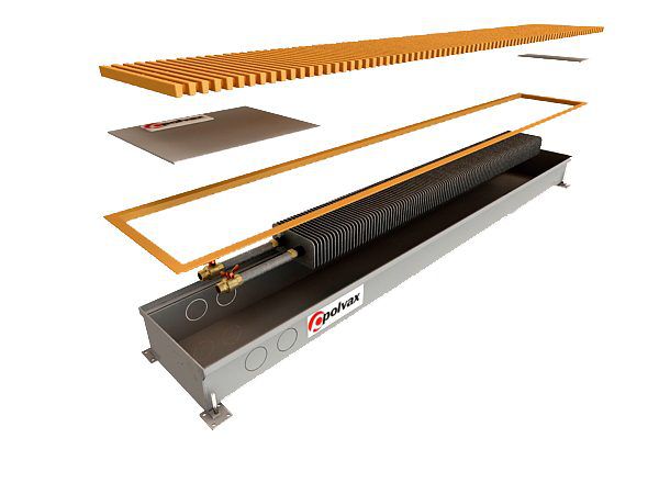 Внутрипольный конвектор POLVAX