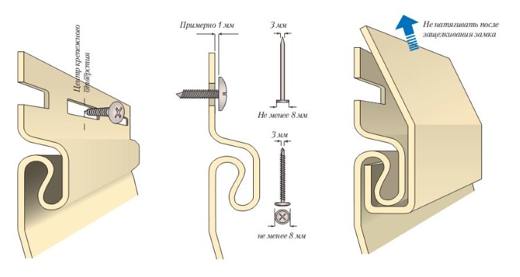 Как правильно крепить панели сайдинг