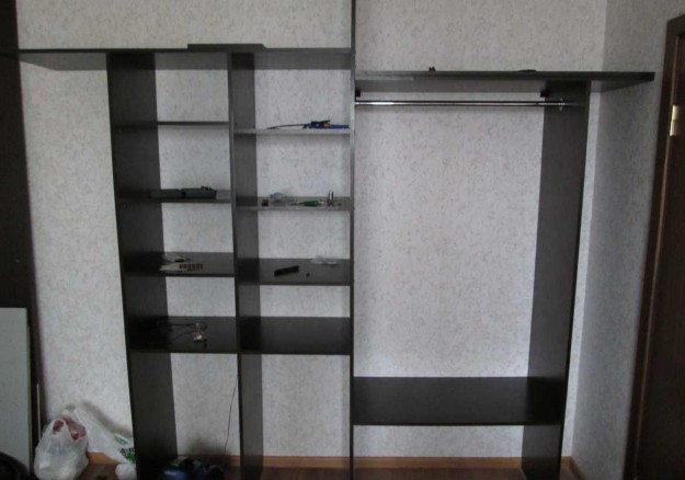 Как сделать встроенный шкаф купе-идеи, чертежи, пошаговая инструкция, советы