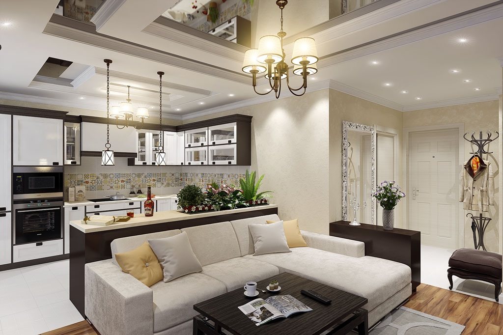 Кухня, совмещенная с гостиной: лучшие идеи интерьеров, фото дизайна и советы
