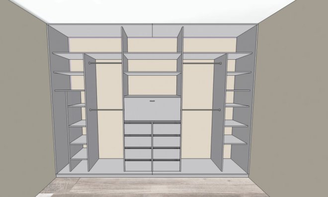 Как сделать встроенный шкаф купе-идеи, чертежи, пошаговая инструкция, советы