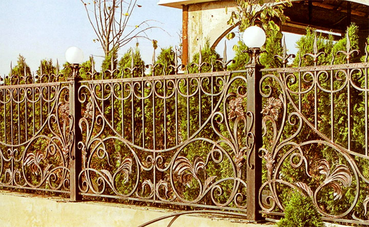 Кованый забор