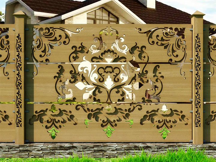 Резной забор