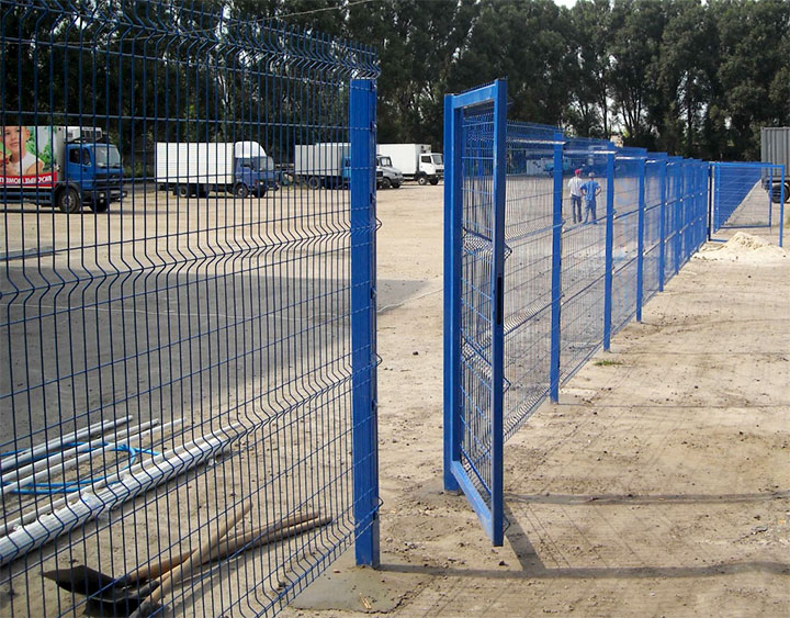Забор из сварной сетки с полимерным покрытием