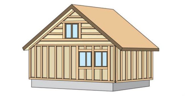 обрешетка фасада