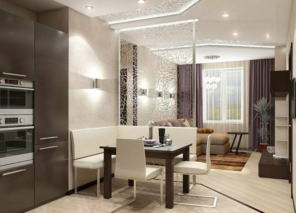 Ажурная белая перегородка 