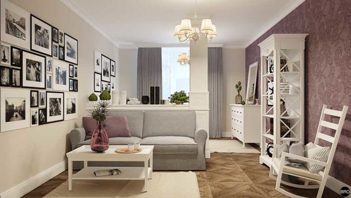 Зонирование комнаты на спальню и гостиную: идеи и варианты дизайна