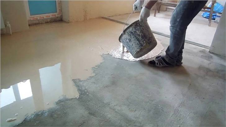 Заливка пола