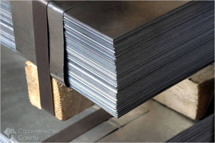 Использование листового металла в строительстве