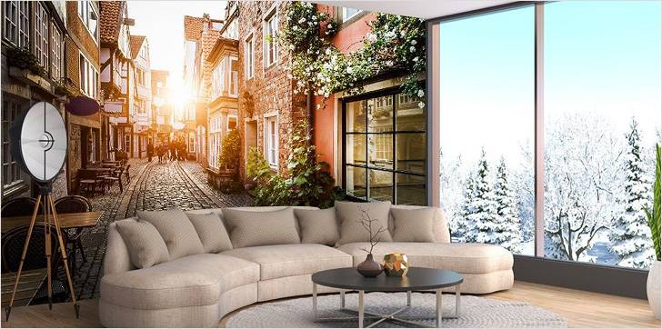 Как выбрать фотообои на стену