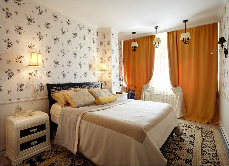 Как выбрать обои для маленькой спальни