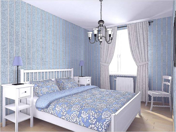 Как выбрать обои для маленькой спальни
