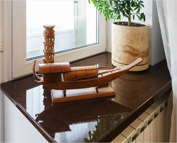 Подоконники ПВХ Moeller: обзор