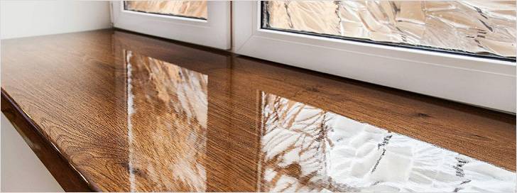 Глянцевая поверхность выглядит особенно декоративно