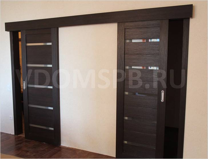 Раздвижные двери в ванную и туалет