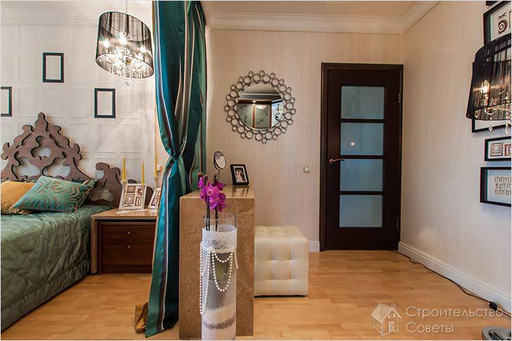 Зонирование однокомнатной квартиры