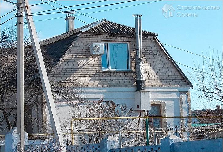 Усеченная форма торцевого ската