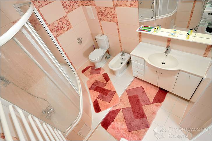 Вариант расположения сантехники