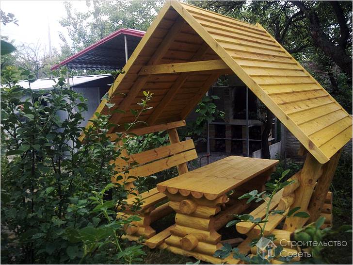 Мебель для беседки своими руками