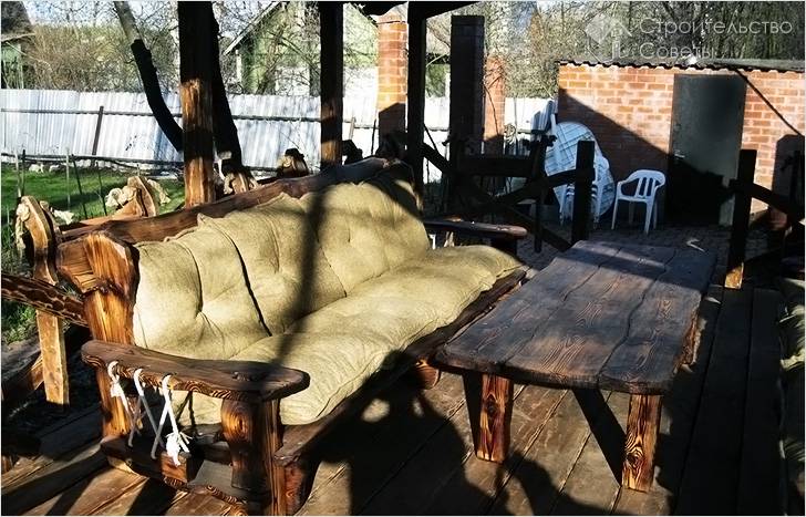 Мебель для беседки своими руками