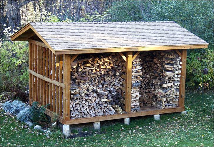 Поленница своими руками