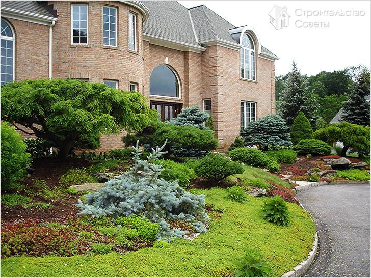 Насыпь в ландшафте