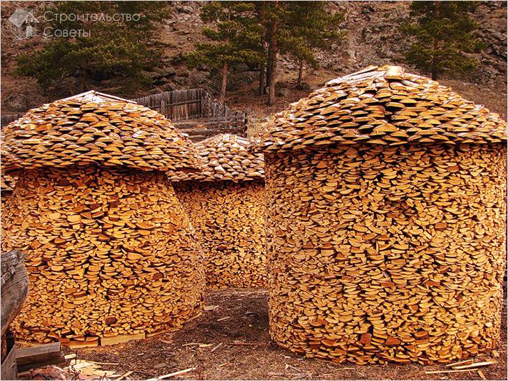 Поленница своими руками
