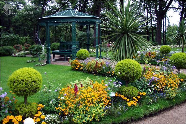 Оформление палисадника