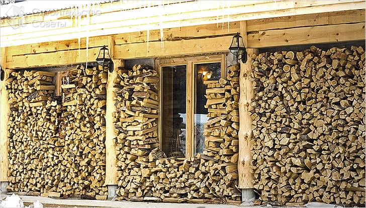 Поленница своими руками