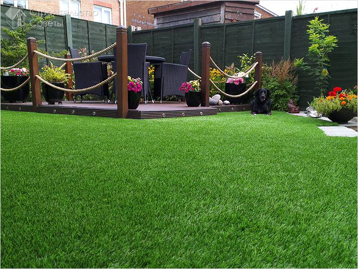 Укладка рулонного газона своими руками