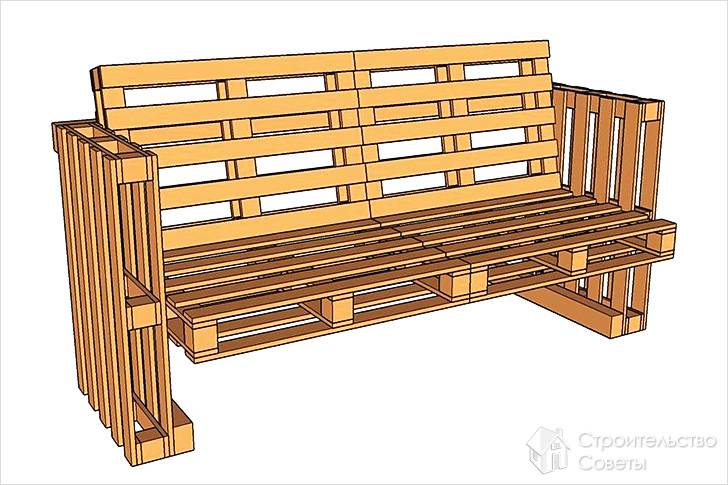 Мебель для беседки своими руками