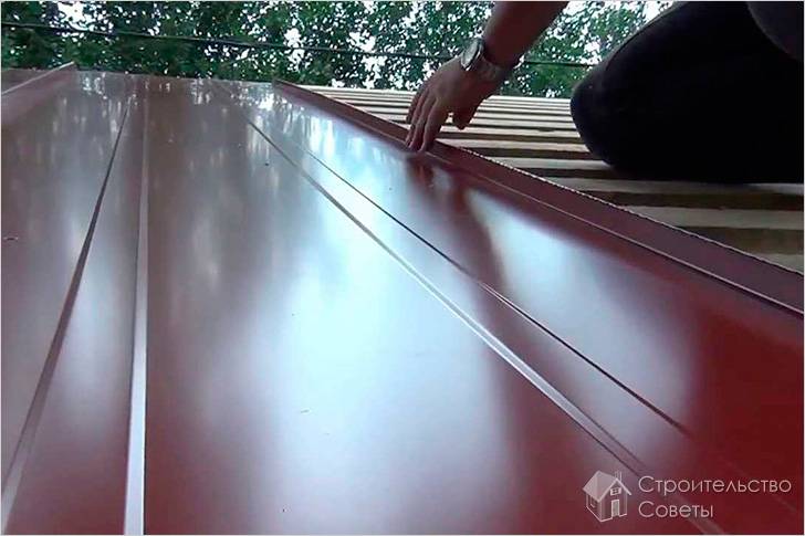 Строительство фальцевой кровли