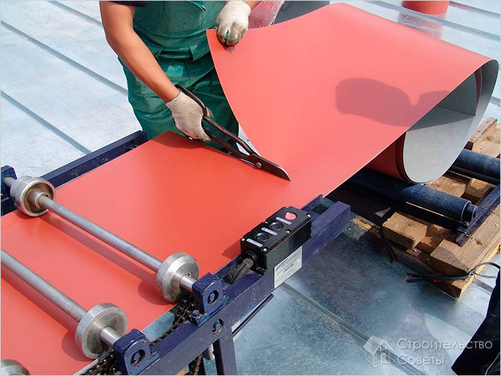 Изготовление фальцевой кровли