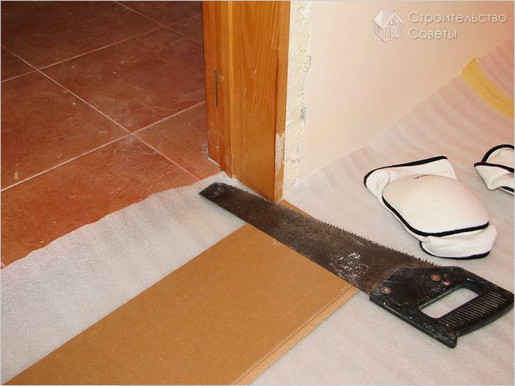 Подрезание дверного проема