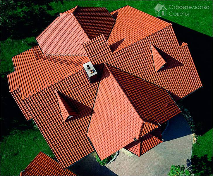 Сложная геометрия крыши