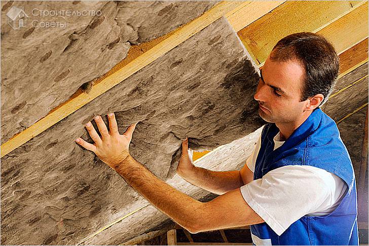 Укладка теплоизолятора