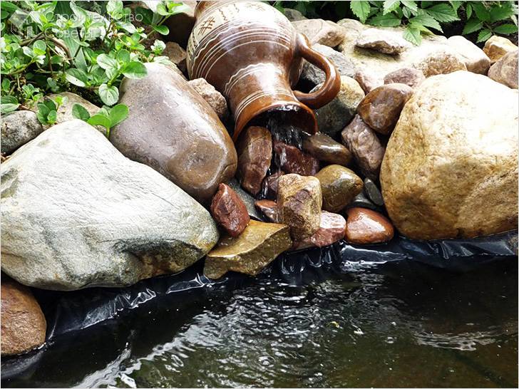 Декорирование шланга от насоса в кувшине