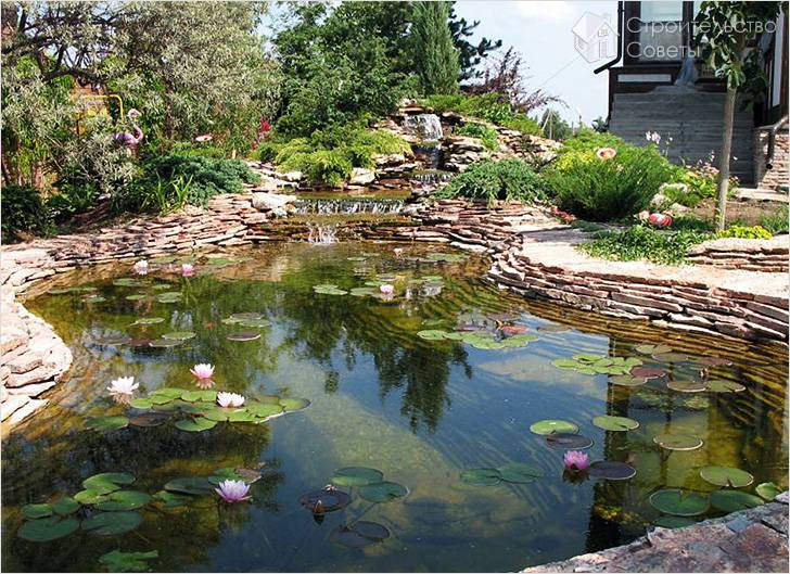 Искусственный ручей своими руками