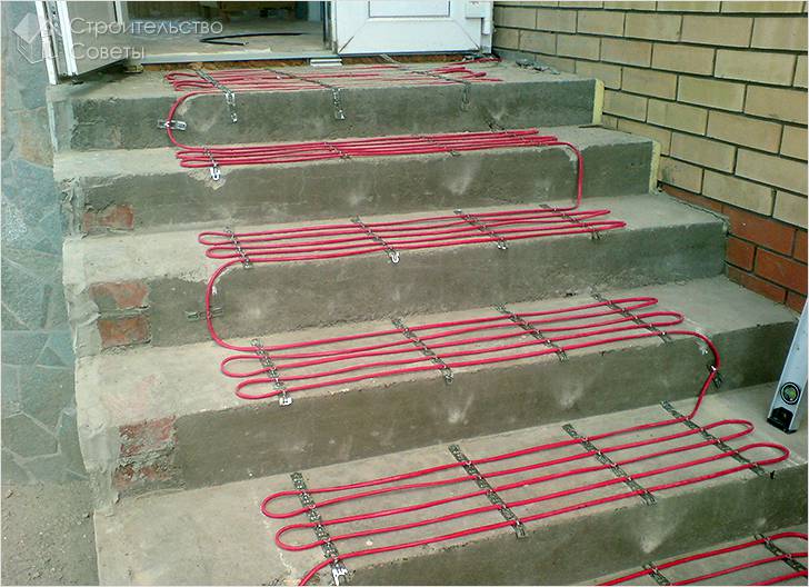 Ступеньки с подогревом