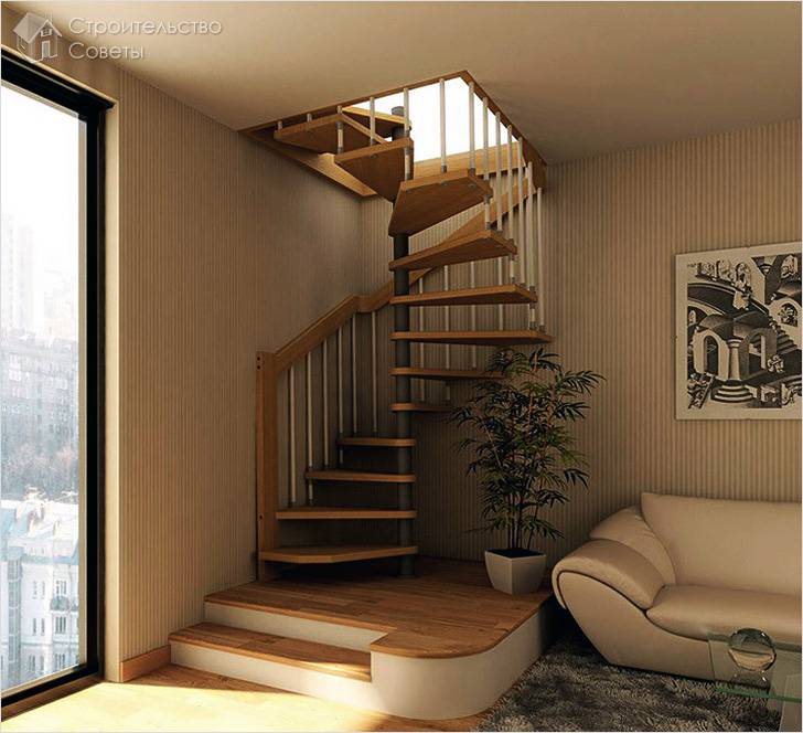 Обустройство чердачной лестницы