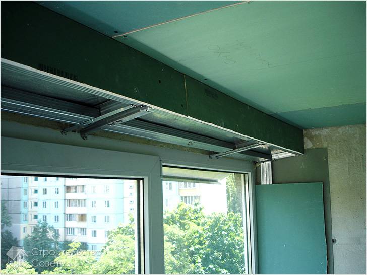 Освещение потолка гипсокартоном